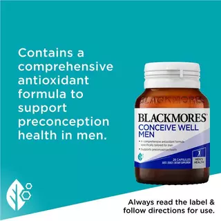 Blackmores Conceive Well Men Energy Support Vitamin 28 Tablets วิตามินเตรียมพร้อมการมีบุตรสำหรับคุณผู้ชาย