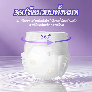 MXSG กางเกงอนามัยผ้าไหมโปรไบโอติก 10 ชิ้น 360°กันรั่วทั้งหมด ระบายอากาศได้ดี ไม่ร้อน ไม่คัน มีไซส์ใหญ่ถึง XXXXL