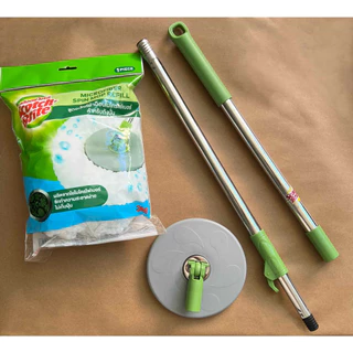 ส่งฟรี จัดส่งจากประเทศไทย คันโยกไม้ถูพื้น 3M Scotch-Brite รุ่น T7 Eco Dual-Wash แข็งแรง ทนทาน ใช้กับถังปั่น T7 ได้ดี พร้