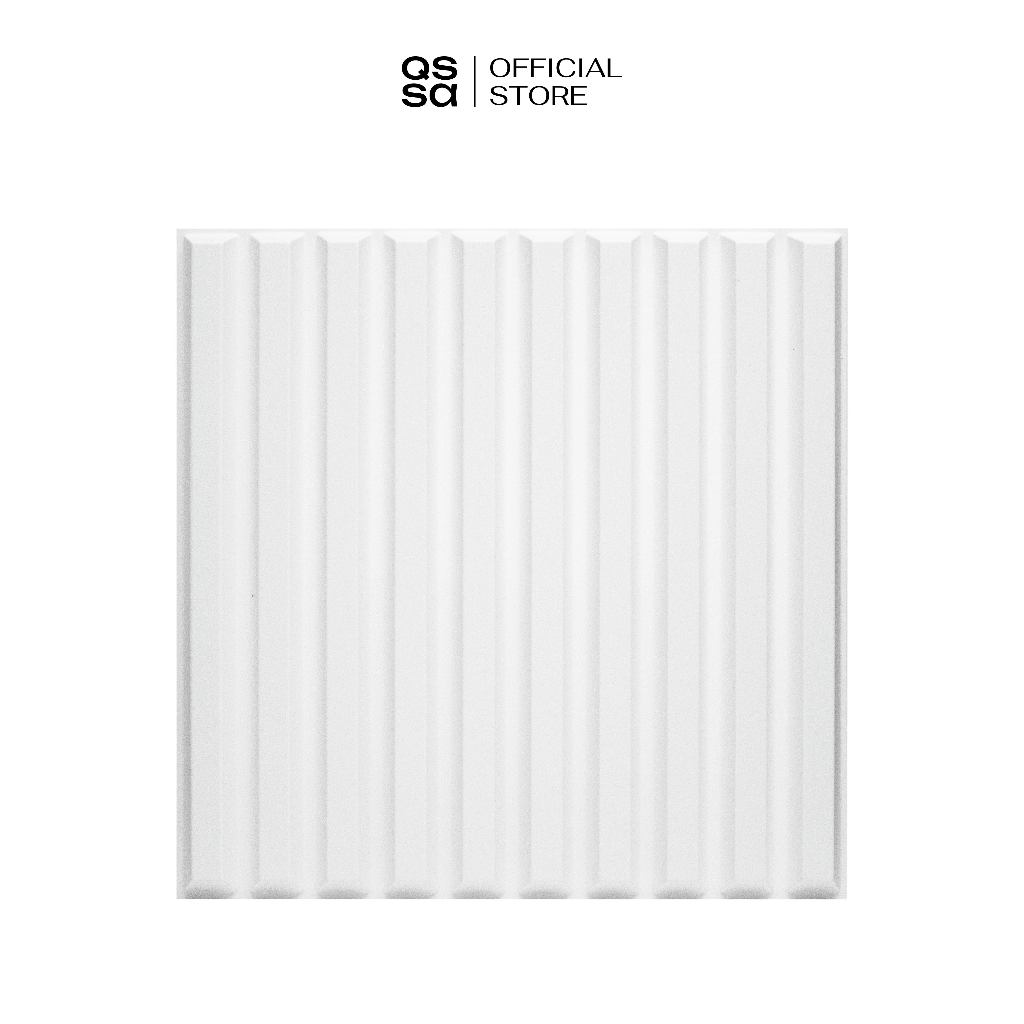 QOSSA แผ่นผนัง 3D รุ่น Grid ขนาด 50 x 50 x 1.5 ซม.