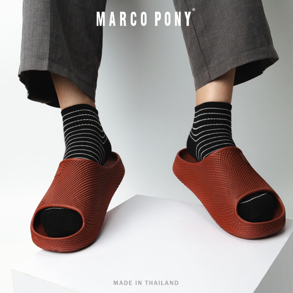 Marco Pony รองเท้าแตะผู้หญิง รองเท้าแตะลําลอง UNISEX กันลื่นและทนทาน เบาสบาย อ่อนนุ่ม วัสดุ EVA คลายเมื่อยเท้า MH9040