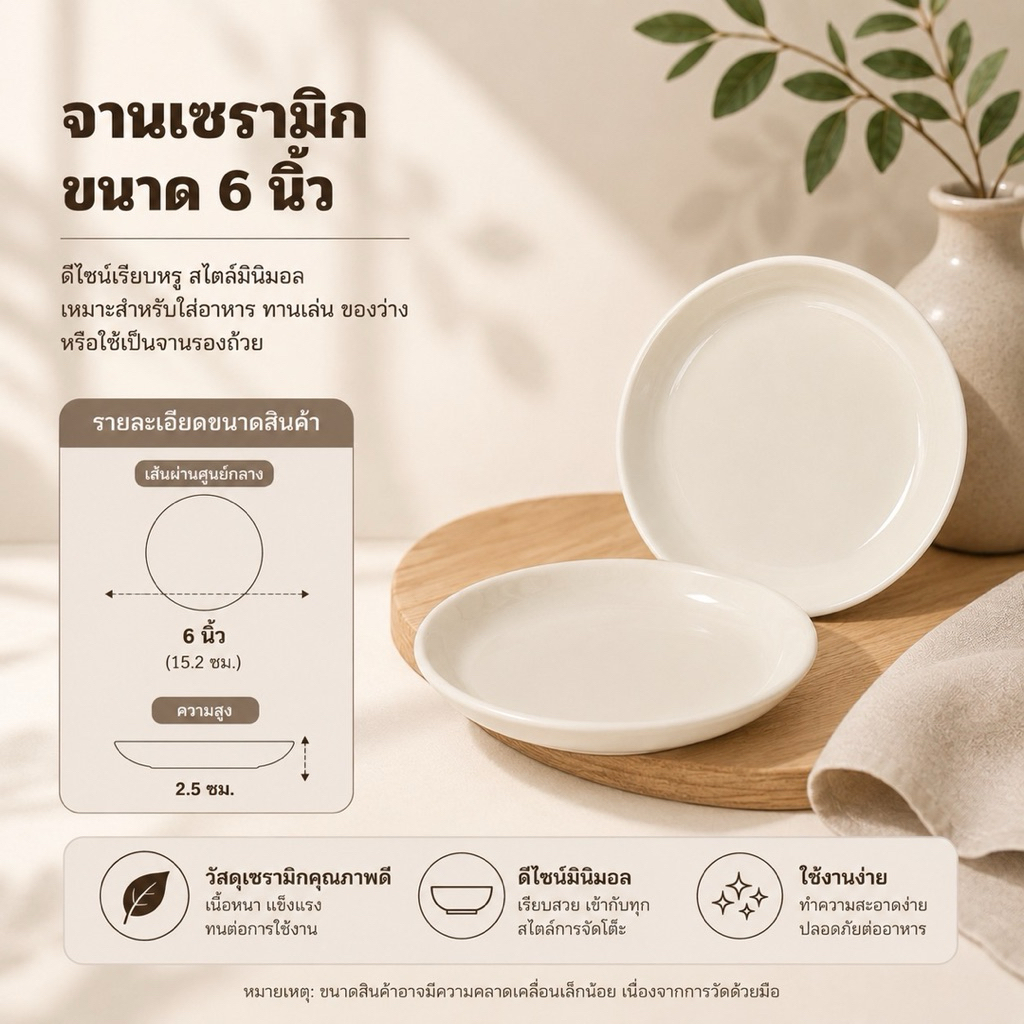 จานบัวลึกเซรามิกสีขาว ทรงกลม ทนต่อความร้อน เข้ากับไมโครเวฟและเครื่องล้างจานได้