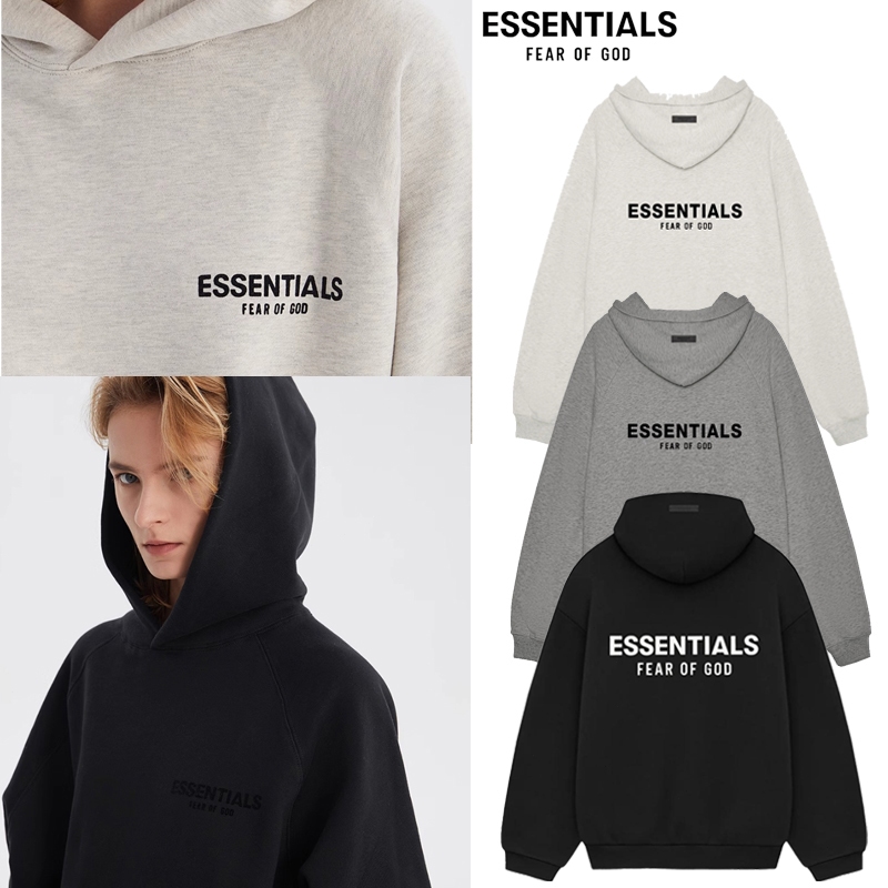 ✅ขายสินค้าของแท้เท่านั้น New Hot เสื้อ Fear of God Essentials SS22 Hoodie ชาย และหญิงเสื้อฮู้ดหลวมFW22
