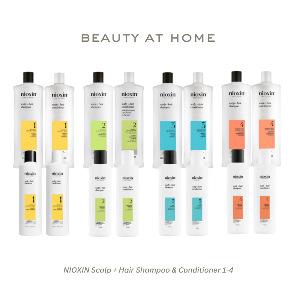 *พร้อมส่ง* แพคเกจใหม่ NIOXIN Scalp + Hair Shampoo & Conditioner 1-4 | OFFICIAL STORE