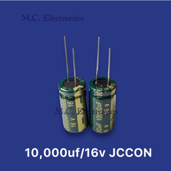 10000uf16v C Capacitor 18*30mm Electrolyte 10000uF 16V ตัวเก็บประจุ คาปาซิเตอร์ JCCON 1 ตัว