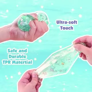 ชิ้นการ์ตูนเชลล์ความเครียดบรรเทาของเล่นความเครียดบรรเทา Ice Cube Squishy Ball Fidget ของเล่น
