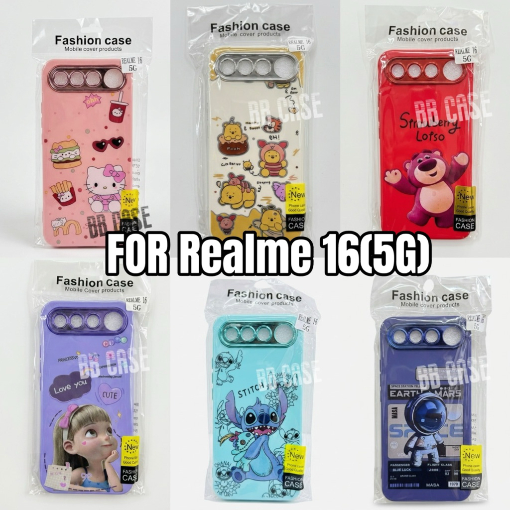 เคสกำมะหยี่ลายการ์ตูน รุ่น Realme 16(5G) !ตรงรุ่น!(มี12ลาย) สินค้าพร้อมจัดส่งในไทย