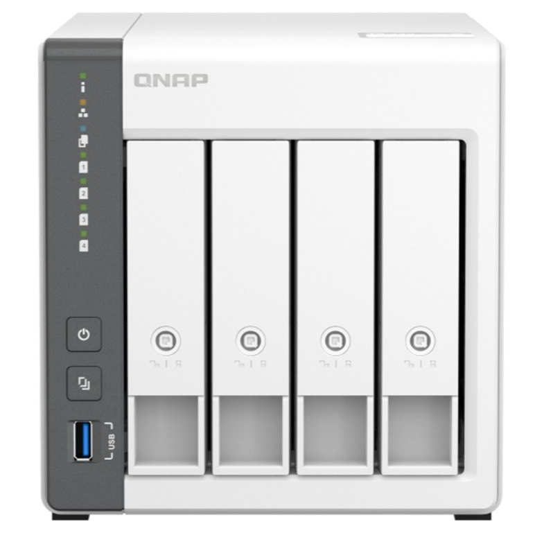 QNAP TS-433 (4 BAY ARM 4-CORE CORTEX-A55 4GB ON BOARD) NAS