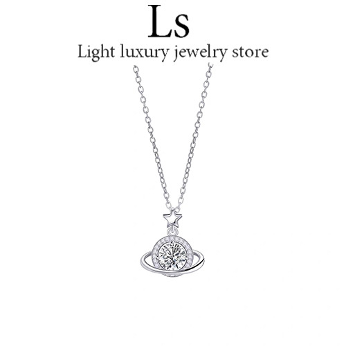LS jewelry ✨สร้อยเงิน Star Story สร้อยจี้เพชร สร้อยแฟชั่น สไตล์เกาหลี
