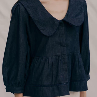 She Knows - Carrie Blouse เสื้อเบลาส์แขน 3/4 แต่งลูกไม้ S-L