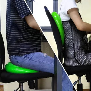 เบาะฝึกการทรงตัวแบบลม (Balance Disc) พร้อมที่สูบลม BalancePad Massage Disk แบบปุ่มหนาม ส่งด่วน