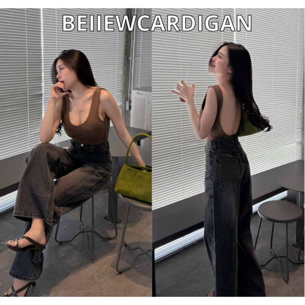 BEIIEWBody Suit รุ่นฮิตที่ใส่แล้วหุ่นสวยแบบไม่ต้องพยายาม ด้านหน้าเรียบหรู ด้านหลังเว้าลึกแบบแพงมากกก