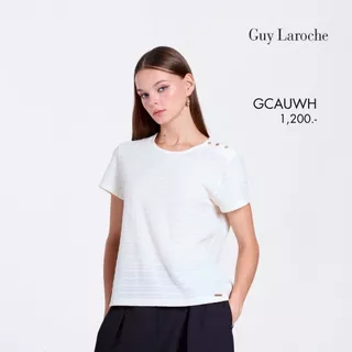 Guy Laroche Woman's blouse ท็อป เบลาส์ พรอมฟี่ เสื้อยืดแขนสั้น