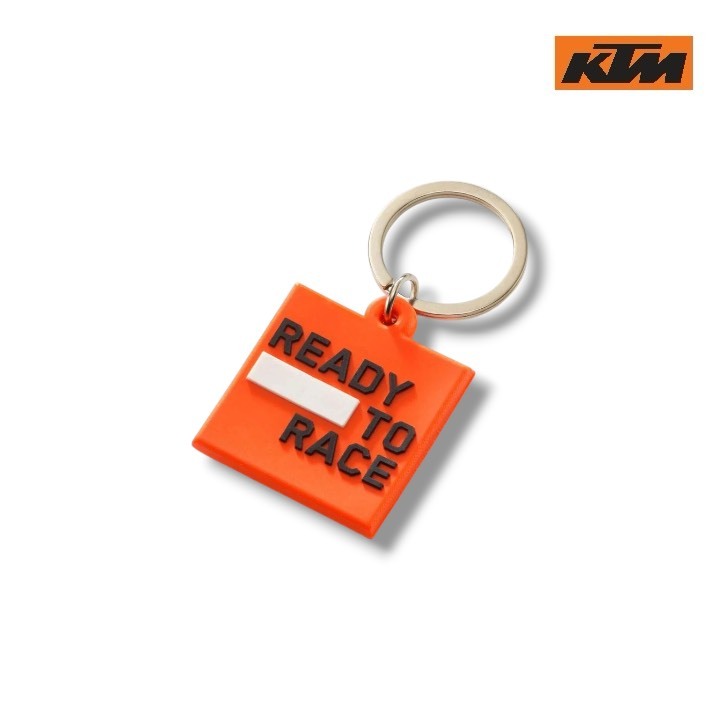 KTM_LOGO RUBBER KEYHOLDER ORANGE (พวงกุญแจ)
