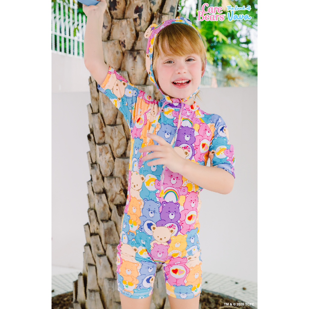 Thelandofvava 🐻ชุดว่ายน้ำ LOOK63 - VNYW0036 🐻 VAVA x Care Bears 4 ลิขสิทธิ์แท้จาก vava