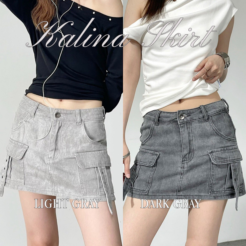 Choosedress A0580 Kalina Skirts กระโปรงยีนส์