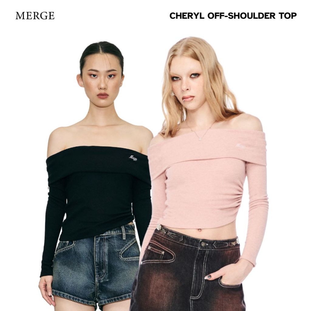 Merge Official - Cheryl Off Shoulder Top (พร้อมส่ง)