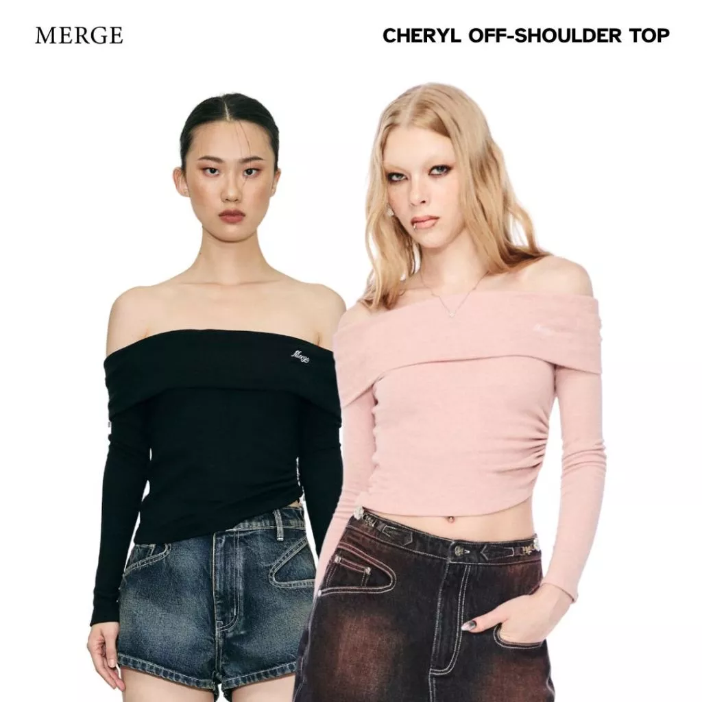 Merge Official - Cheryl Off Shoulder Top (พร้อมส่ง)