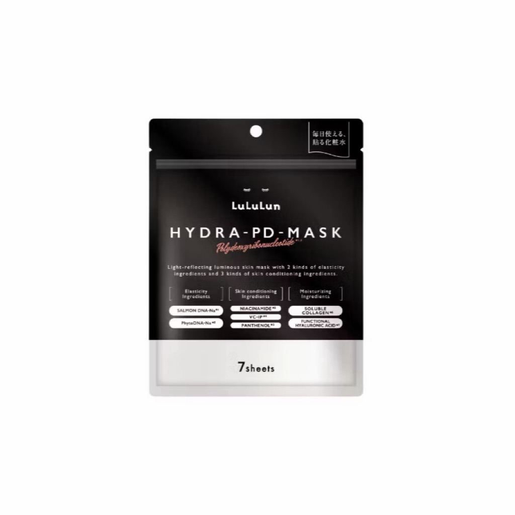 นำเข้าจากญี่ปุ่น ของแท้ 100% LuLuLun HYDRA-PDMASK Polydeoxyribonucleotide (PDRN) หรือ ルルルン ハイドラ PD マスク