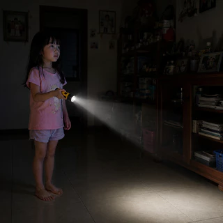 ไฟฉายLED ใส่ถ่านAA แสงขาวสว่างมาก น้ำหนักเบา ขนาดพกพา ไฟฉายเล็ก ใช้งานง่าย เหมาะสำหรับเด็กและผู้สูงอายุ รุ่น TSM-FB1202