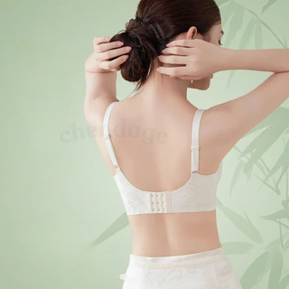บราไร้โครงฝ้ายลายไผ่ B-181 ยกกระชับ ป้องกันการหย่อนคล้อย ไร้ตะเข็บ นุ่มสบาย ใส่ได้ทุกโอกาส สินค้าส่งจากไทย