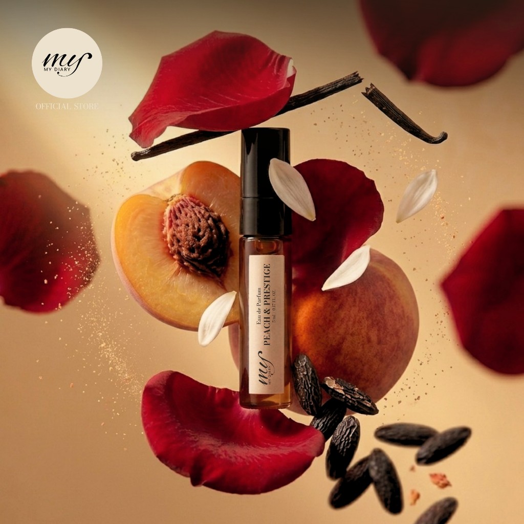 My Diary Peach & Prestige Eau de Parfum มายไดอารี่ พีช แอนด์ เพรสทิจ โอ เดอ พาร์ฟูม 5 ml. น้ำหอม