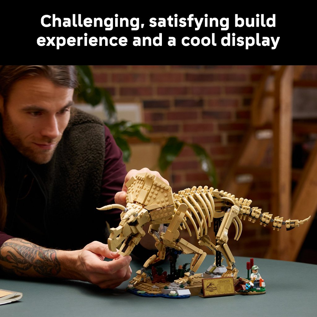 LEGO Jurassic World ‏77985 أحفورة ترايسيراتوبس (1154 قطعة) — صورة 6