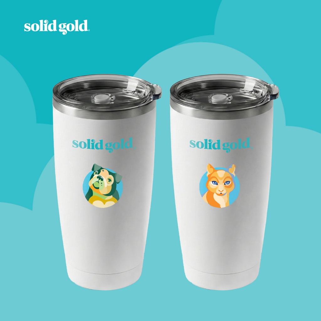[ของแถม ไม่มีจำหน่าย] Solid Gold แก้วเก็บความเย็น ลายโซลิด โกลด์ (สุ่มลายส่ง)