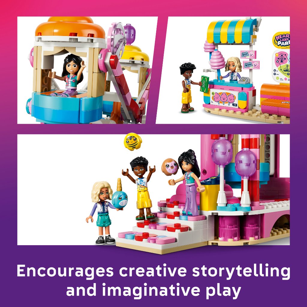 LEGO Friends ‏42700 عجلة دوارة الحلوى والكب كيك (602 قطعة) — صورة 7