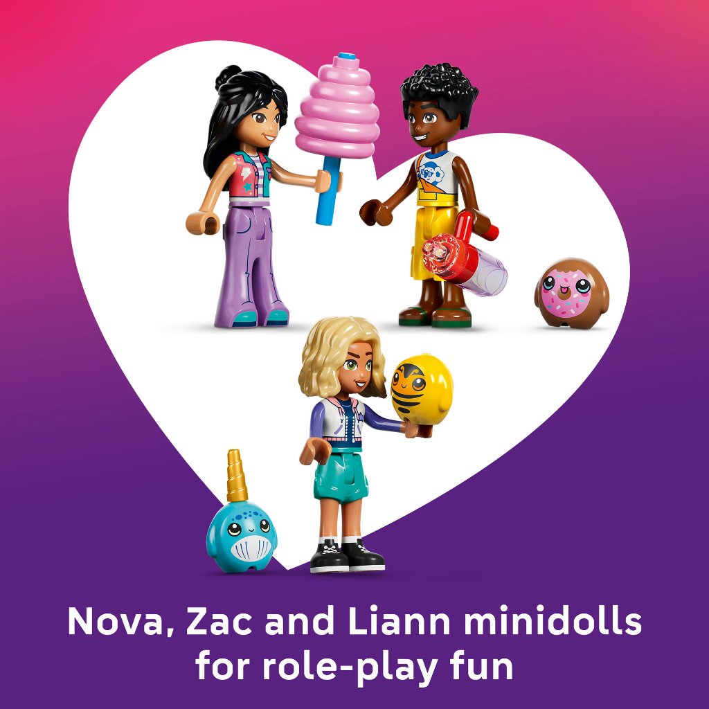 LEGO Friends ‏42700 عجلة دوارة الحلوى والكب كيك (602 قطعة) — صورة 8