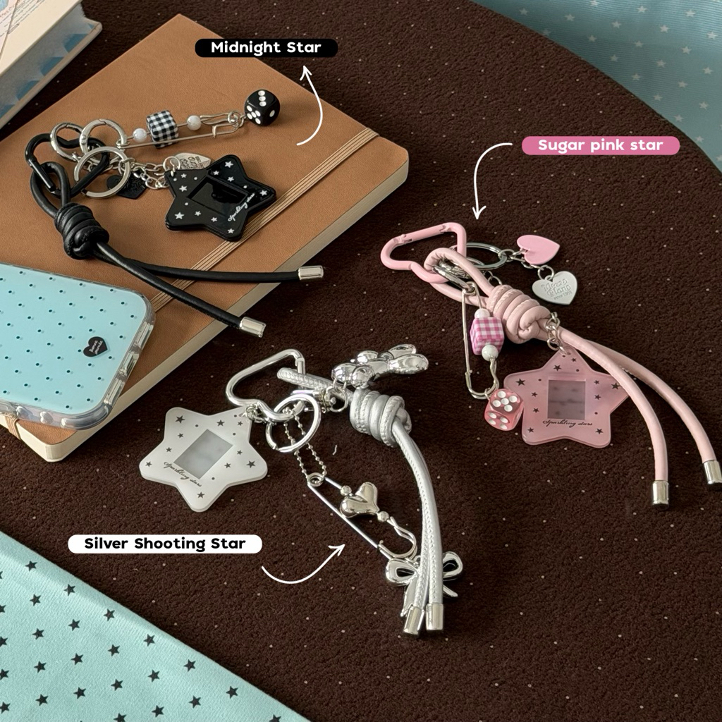 OBAGHOUSE- little stars (bag charm) (4) พวงกุญแจห้อยกระเป๋า