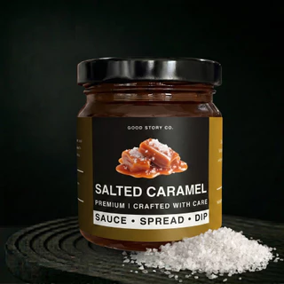 พรีเมียม ซอลต์คาราเมลซอส ขนาด 200g | Good Story Salted Caramel
