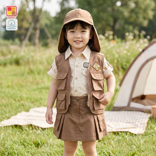 ชุดเดินป่า ชุดแคมป์ปิ้ง ครบเซท ผ้าฝ้าย100% อายุ1-8ปี ของแท้จาก KidsplanetOfficial (3094S 3331P 3411P)