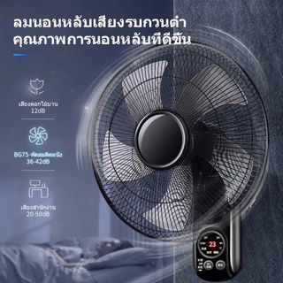 【รับประกัน 30ปี】พัดลมติดผนัง16นิ้ว พัดลมรีโมท พัดลมไฟฟ้า พัดลมผนัง ส่ายหัวได้ ลมแรง Wall fan พัดลมอุตสาหกรรม