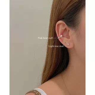 SissyJewelry // ต่างหูเงินแท้ รุ่น gem round stud (4mm) พลอยกลม4mm