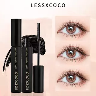 LESSXCOCO มาสคาร่ากันน้ำ 36ชม. ดัดขนตางอนสวย ขนตายาวและหนาขึ้นชัด ไม่เป็นแพนด้า ปัดง่าย ล้างออกด้วยน้ำอุ่น
