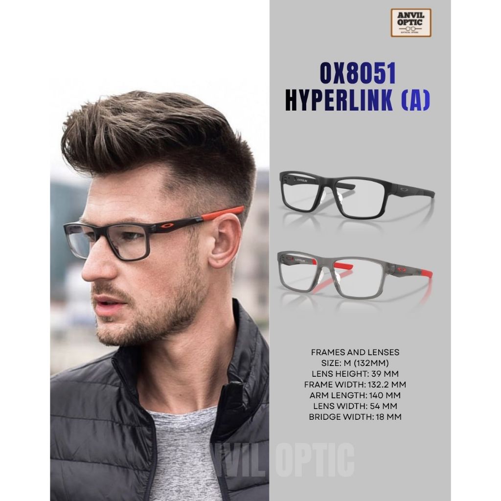 กรอบสายตา OAKLEY HYPERLINK OX8051 เอเซียนฟิต ของแท้ประกันศูนย์ไทย 2 ปีเต็ม