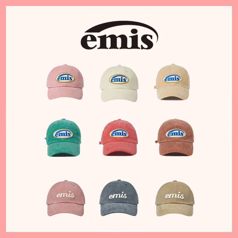 สินค้าพร้อมส่ง!! ของแท้ 100%💥 หมวกเบสบอลผ้าลูกฟูก EMIS 🧢 จัดส่งรวดเร็ว