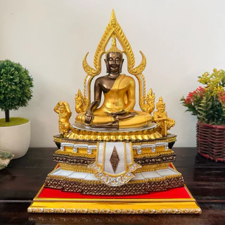 พระพุทธชินราช แร่เหล็กน้ำพี้ หน้าตัก 5 นิ้วฐาน 9 นิ้วสูง 12 นิ้ว