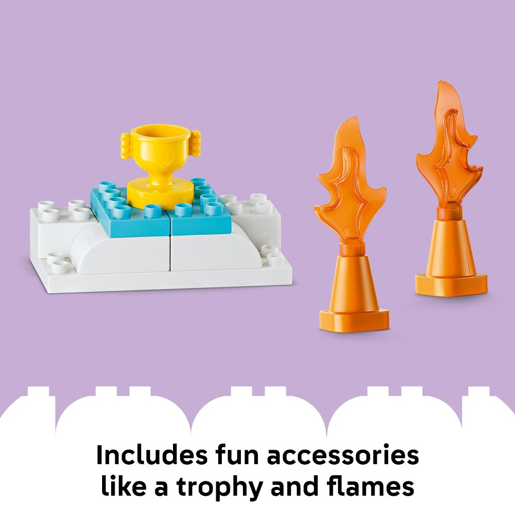 LEGO DUPLO Town ‏10478 منحدرات إبداعية 3 في 1 مع سيارات (111 قطعة) — صورة 8