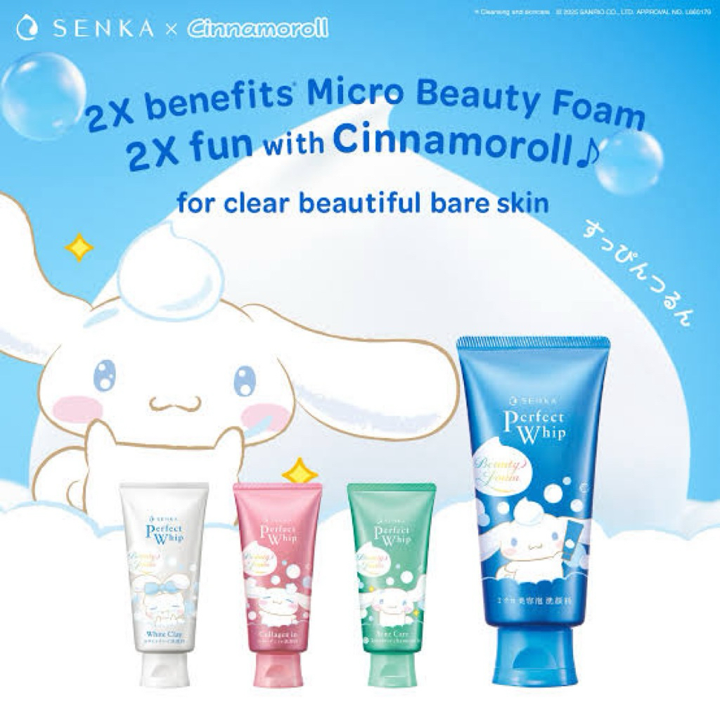 🇯🇵 SENKA Perfect Whip Cinnamoroll Limited Edition