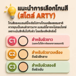 ARTY PROFESSIONAL SUPER PERFECT POWDER SPF 25 PA+++ อาร์ทตี้ โปรเฟสชั่นแนล แป้งพัฟ รองพื้น