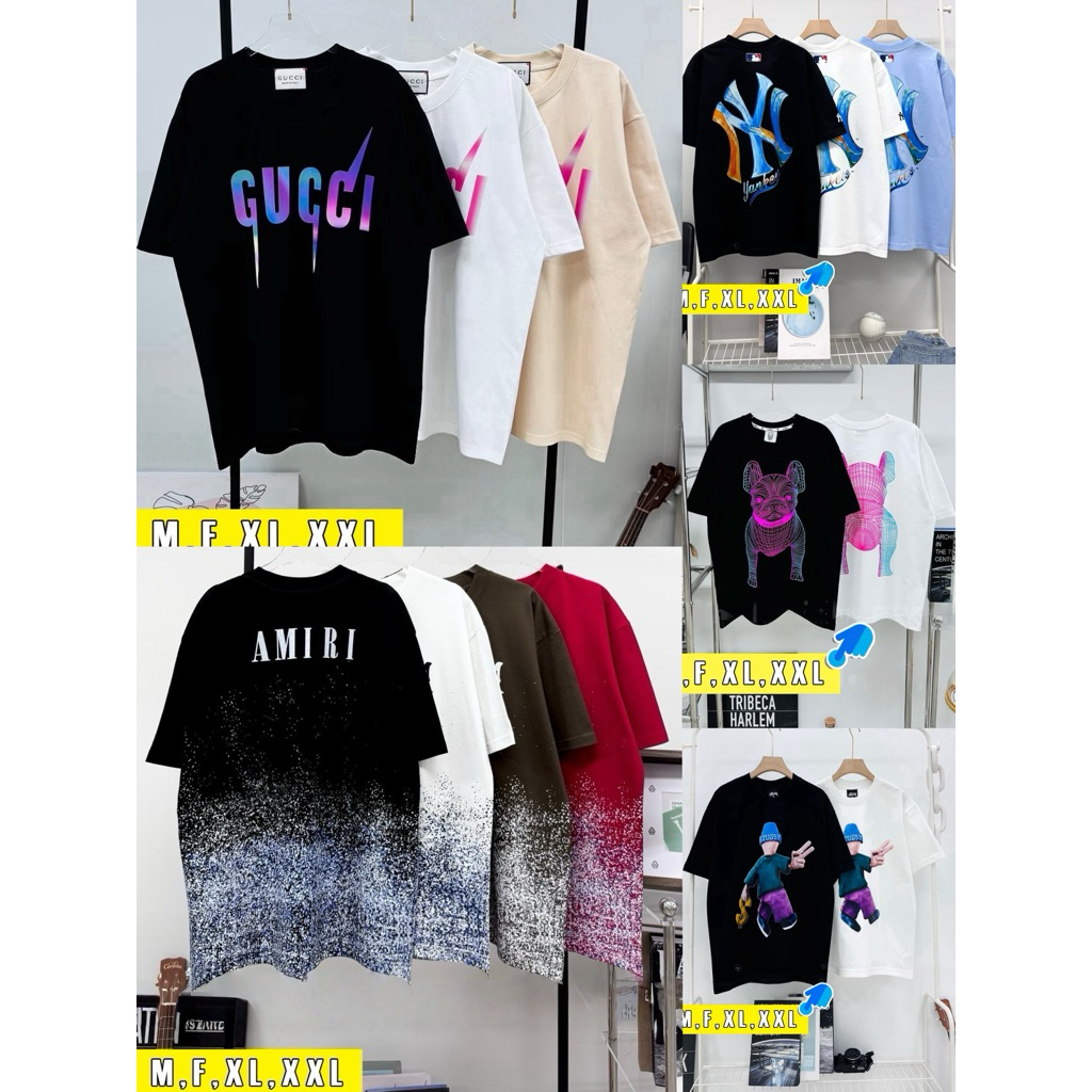 •เสื้อยืดOversizeรวมแบรนด์ Size M F XL 2XL