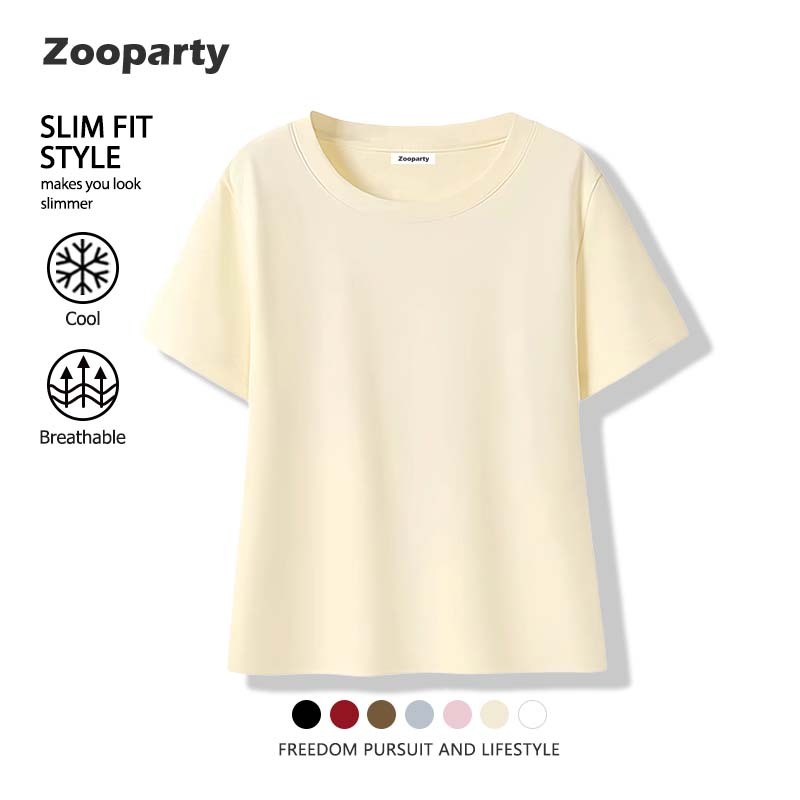 เสื้อยืดรัดรูป สีพื้น เก็บทรงหุ่นดีมาก ผ้ายืด มาใหม่ อย่างดี สไตล์เกาหลี สำหรับผู้หญิง เสื้อยืดคอกลม