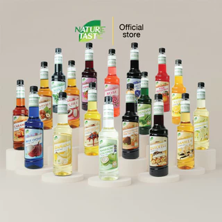 Nature Taste Flavoured Syrup น้ำเชื่อมไซรัป ตราเนเจอร์เทส 18 รสชาติ ขนาด 800 ml.