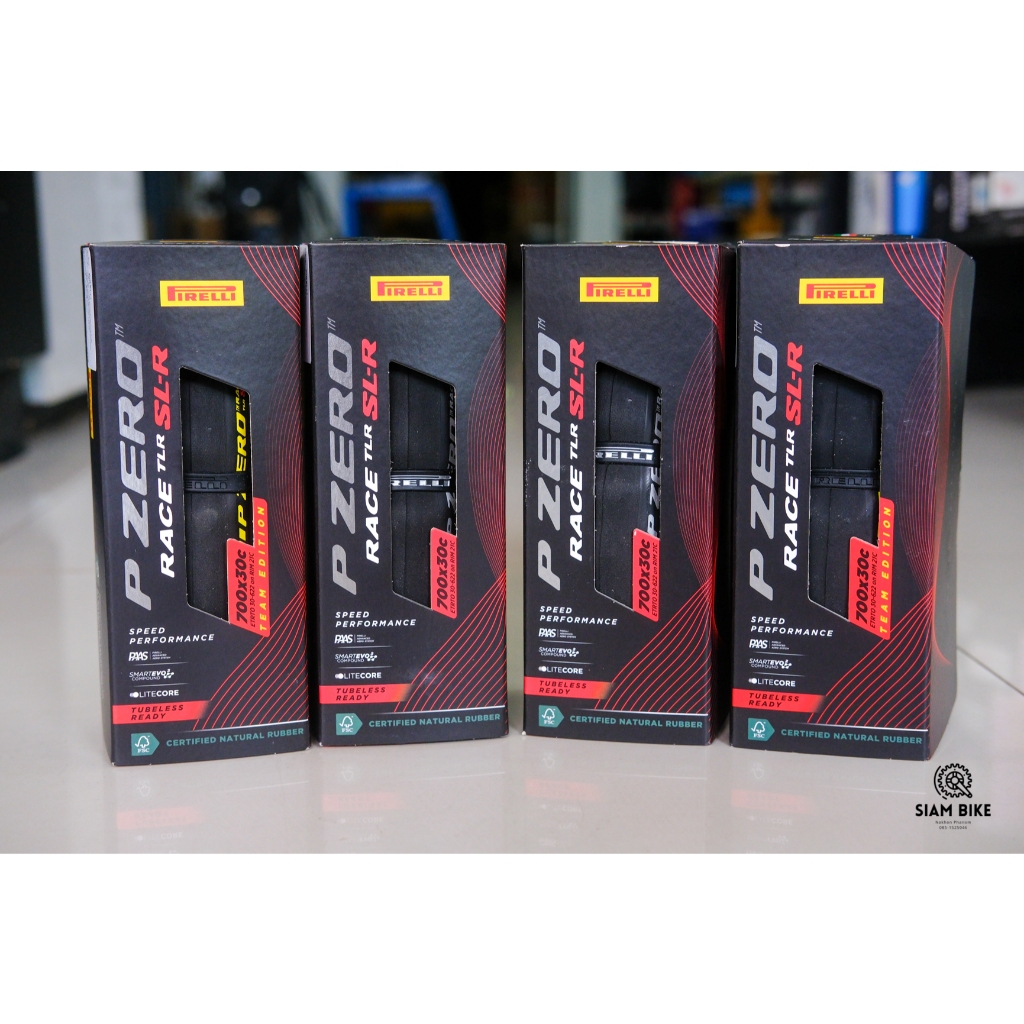 ใหม่ล่าสุด Pirelli  P ZERO™ Race TLR SL-R (Slick) ซึ่งถือเป็นยางรถจักรยานถนนที่เร็วที่สุด และลู่ลม