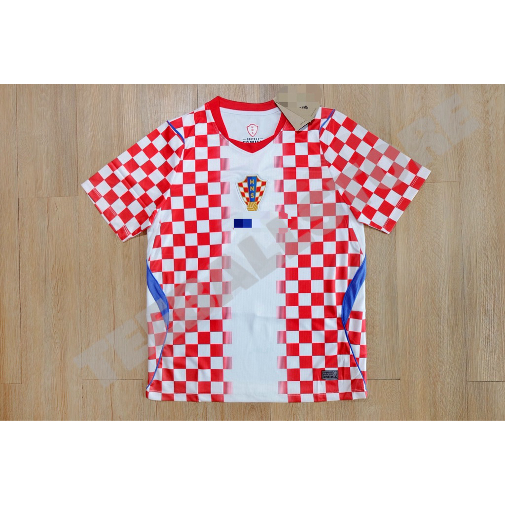 เสื้อกีฬาทีม C-R-O ลายหมากรุก เกรดแฟนบอล 2026 Size S-2XL