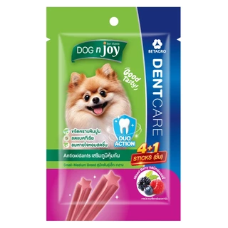 Dog n joy เดนแคร์ DenT Care ขนมขัดฟันสุนัข ขนาดซอง 70-160 กรัม