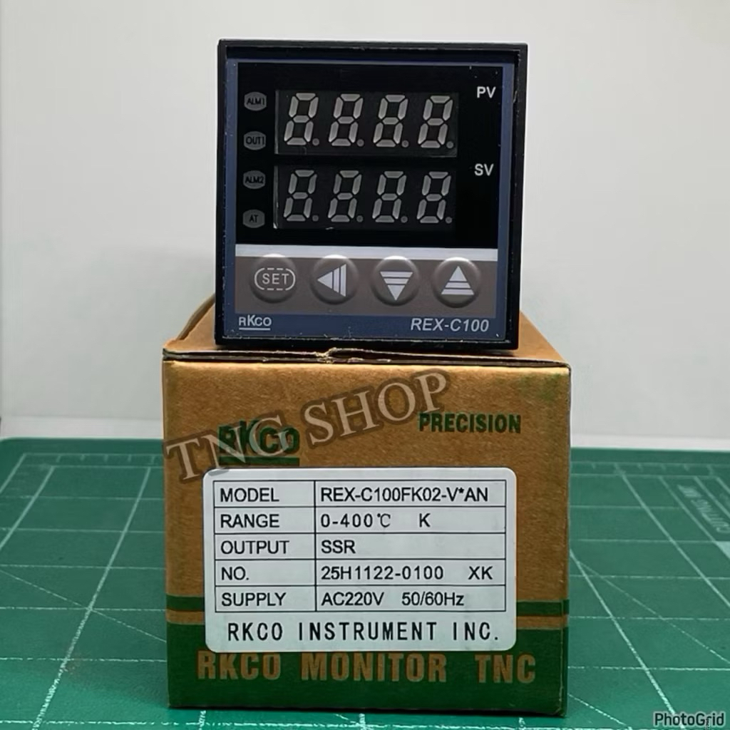 เครื่องควบคุมอุณหภูมิระบบ PID รุ่น REX-C100  รีเลย์ และ SSR Temperature Controller