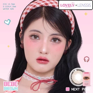 [ของแท้] คอนแทคเลนส์รายเดือน Lovelyplus รุ่น Bebe เบเบ ขอบมีลูกเล่นเพิ่มความน่ารักให้กับ